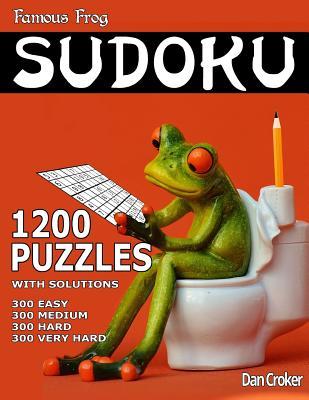 Read Famous Frog Sudoku 1,200 Puzzles. 300 Easy, 300 Medium, 300 Hard & 300 Very Hard: A Bathroom Sudoku Series Book - Dan Croker | PDF