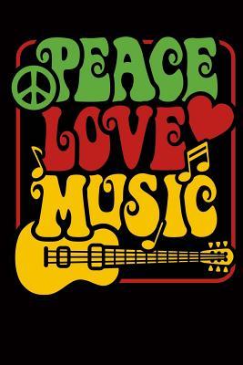 Read Online Peace Love Music Journal: 150 Page Lined Notebook/Diary -  | ePub