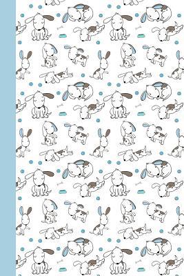 Download Graph Journal: Puppy Life (White and Blue) 6x9: Journal with Graph-Paper Pages, Square Grid Pattern -  file in ePub