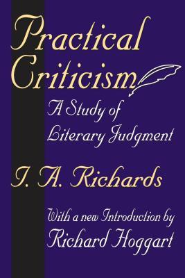 Read Online Practical Criticism: A Study of Literary Judgment - Ivor A. Richards file in PDF
