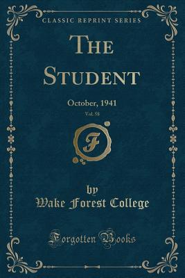 Download The Student, Vol. 58: October, 1941 (Classic Reprint) - Wake Forest College | ePub