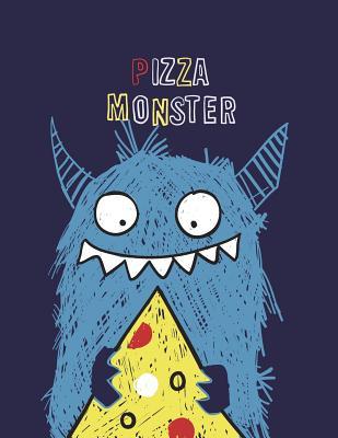 Full Download Pizza Monster: Pizza Monster on Dark Blue Cover (8.5 X 11) Inches 110 Pages, Blank Unlined Paper for Sketching, Drawing, Whiting, Journaling & Doodling - C Cher file in PDF