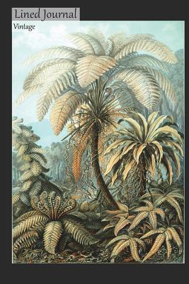 Read Online Lined Journal Vintage: Medium Lined Journaling Notebook or Diary, Palm Trees and Ferns Cover, 6x9 -  file in PDF