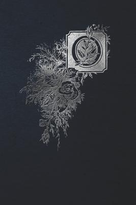 Download Notebook: Art Nouveau Initial O - Silver on Black - Lined Diary / Journal -  file in PDF