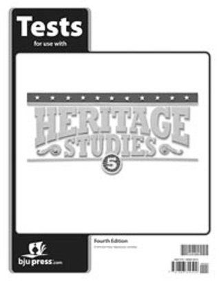 Download BJU Press Heritage Studies 5 Tests 4th Edition 500389 - BJU Press file in PDF