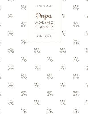 Read Online Popo Academic Planner 2019-2020: Monthly & Weekly - Dated with Todo Notes - Curly Ribbon Doodles -  file in ePub