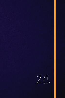 Full Download Z.C.: Classic Monogram Lined Notebook Personalized With Two Initials - Matte Softcover Professional Style Paperback Journal Perfect Gift for Men and Women -  | ePub