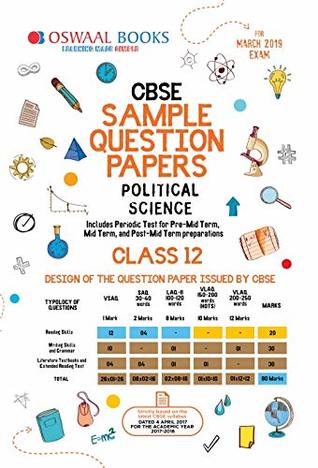 Download Oswaal CBSE Sample Question Papers for Class 12 Political Science - Oswaal Editorial Board | PDF