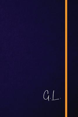 Read Online G.L.: Classic Monogram Lined Notebook Personalized With Two Initials - Matte Softcover Professional Style Paperback Journal Perfect Gift for Men and Women -  file in ePub