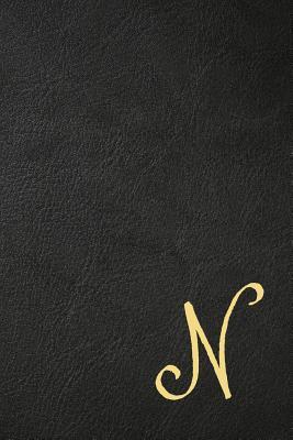Read N: Executive Monogram Initial Journal (Vintage Leather Look Personalized Letter Notebooks) -  | PDF
