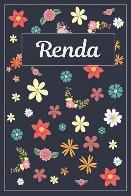 Read Renda: Lined Writing Notebook with Personalized Name 120 Pages 6x9 Flowers -  file in PDF
