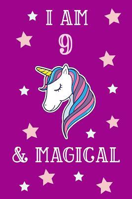 Read I Am 9 And Magical: Unicorn 9th Birthday Journal Present / Gift for Kids Pink Theme (6 x 9 - 110 Blank Lined Pages) - Unicorn Publishing | PDF