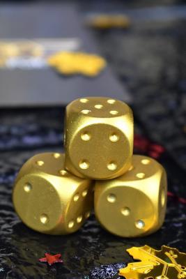 Download Three Lucky Golden Dice Journal: 150 Page Lined Notebook/Diary - Callyin Journal Press | ePub