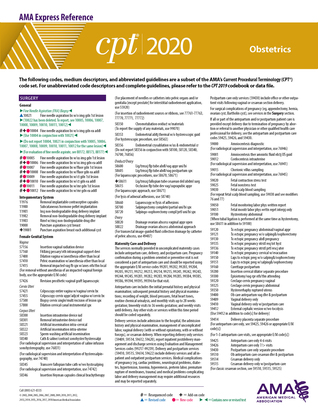 Read CPT 2020 Express Reference Coding Card: Obstetrics - American Medical Association | ePub