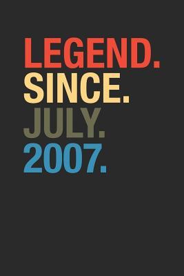 Read Legend Since July 2007: Small Lined Notebook (6 X 9 -120 Pages) for Birthday Gift Idea - Legend Publishing file in PDF